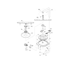 Kenmore 58715173400 motor & pump diagram