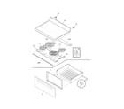 Kenmore 79095312305 top/drawer diagram