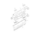 Frigidaire CFES367DC3 backguard diagram