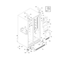 Frigidaire FRS26KF5DS3 cabinet diagram