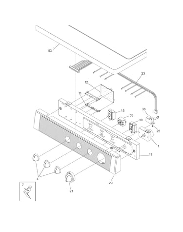 Controls/top panel