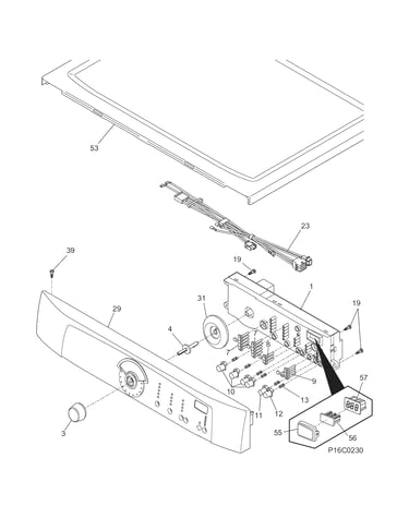 Controls/top panel