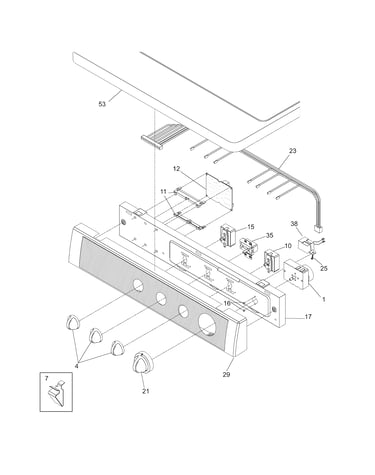 Controls/top panel