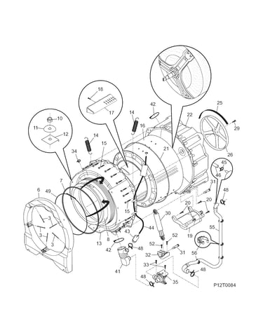 Motor/tub