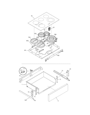 Top/drawer