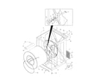 Frigidaire LGQ1442ES0 cabinet/drum diagram