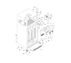 Frigidaire GLRT214TCWC cabinet diagram