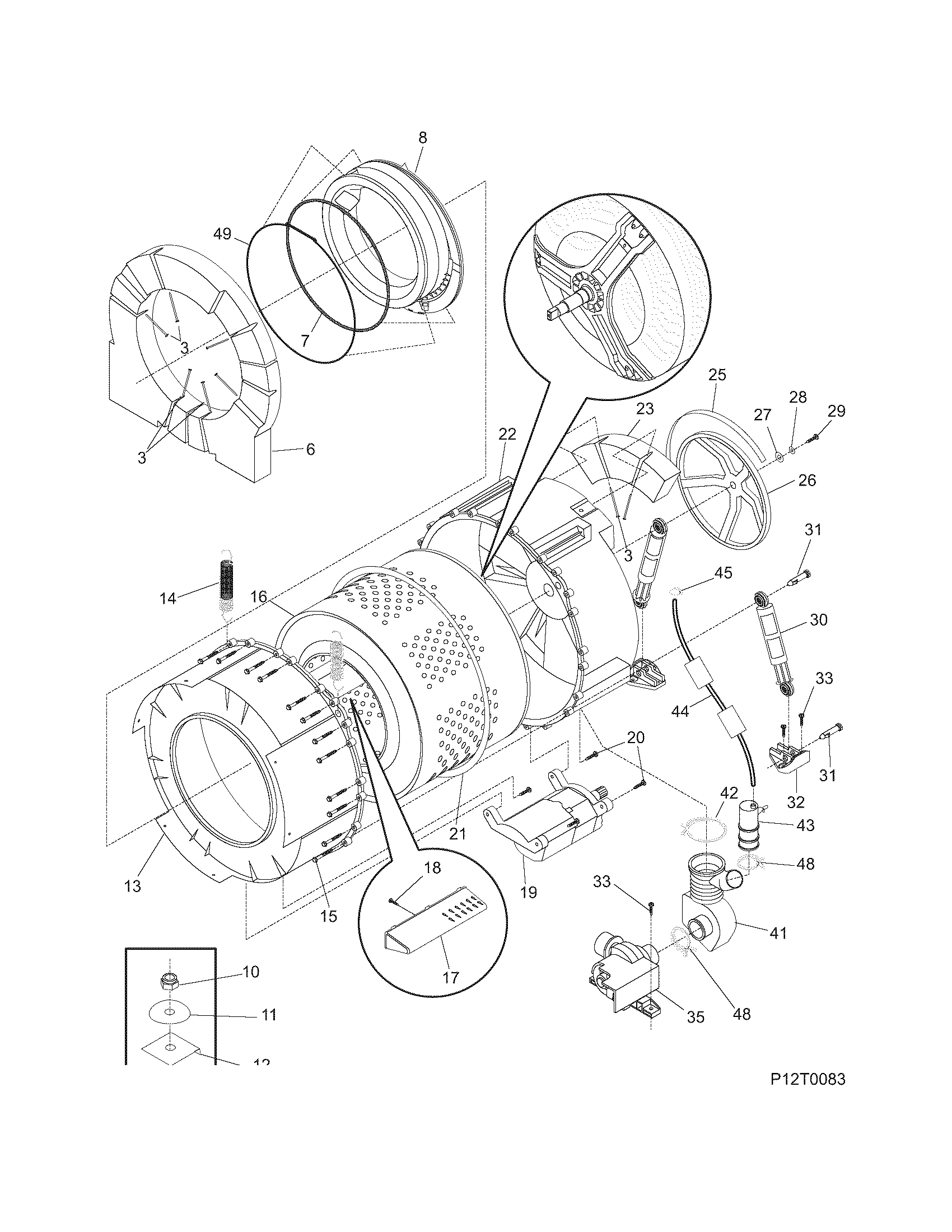 MOTOR/TUB