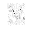 Frigidaire GLEQ2152ES0 cabinet/drum diagram