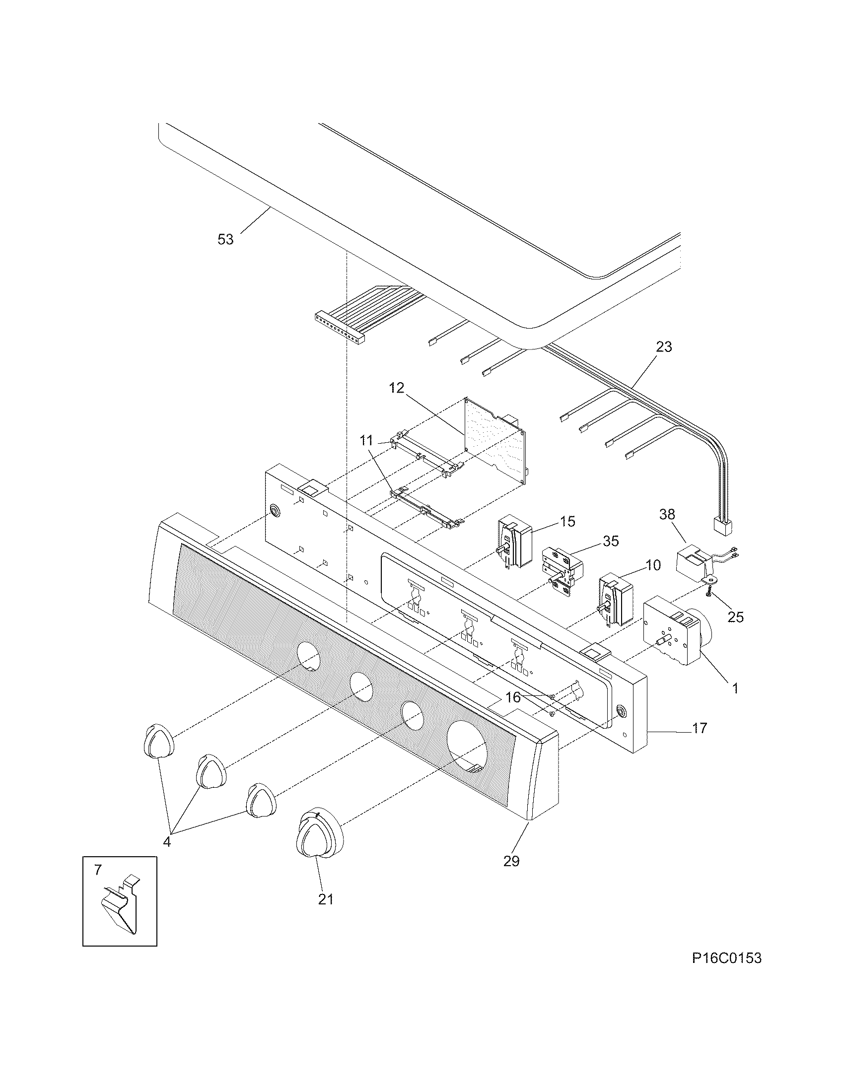 Controls/top panel