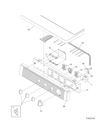 Controls/top panel
