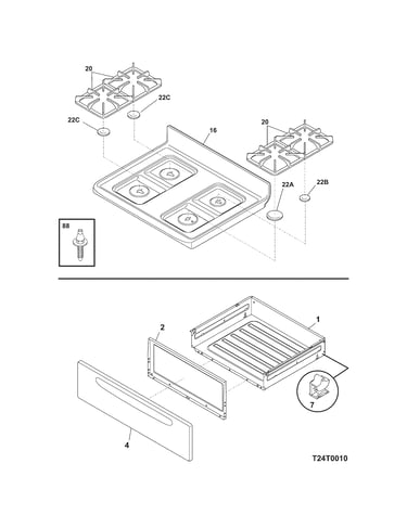 Top/drawer