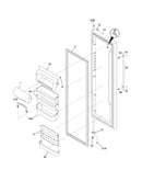 Refrigerator door