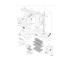Crosley GDR22CWL5 cabinet diagram