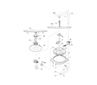 Kenmore 58716157400 motor & pump diagram