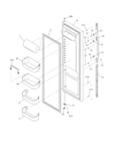 Refrigerator door