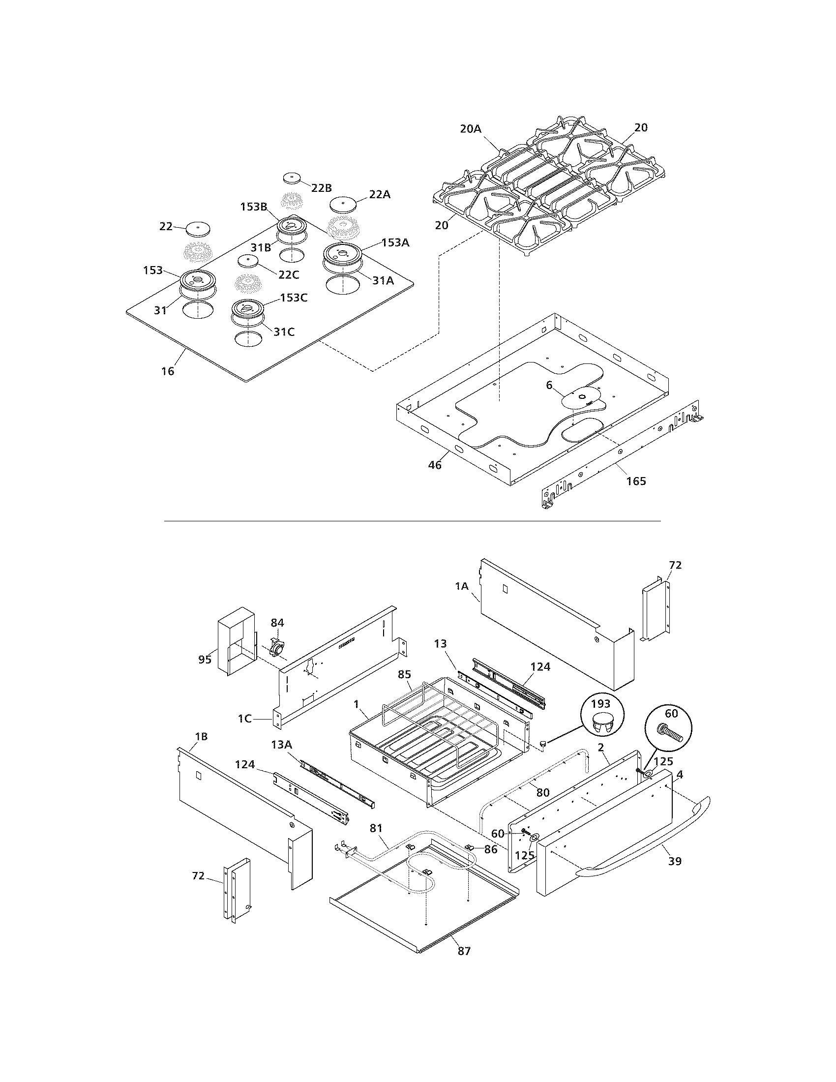 Top/drawer