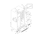 Frigidaire GLHS66EESB0 cabinet diagram