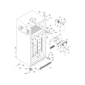 Kenmore 2537417340N cabinet diagram