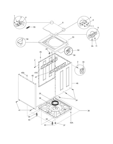 Lower cabinet/top