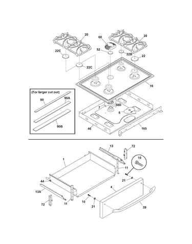 Top/drawer