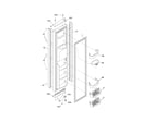 Frigidaire GHSC39ETES1 freezer door diagram