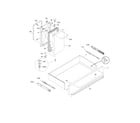 Frigidaire PLEF489CCE drawer/small door diagram