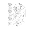 Frigidaire PLGF390DCD burner diagram