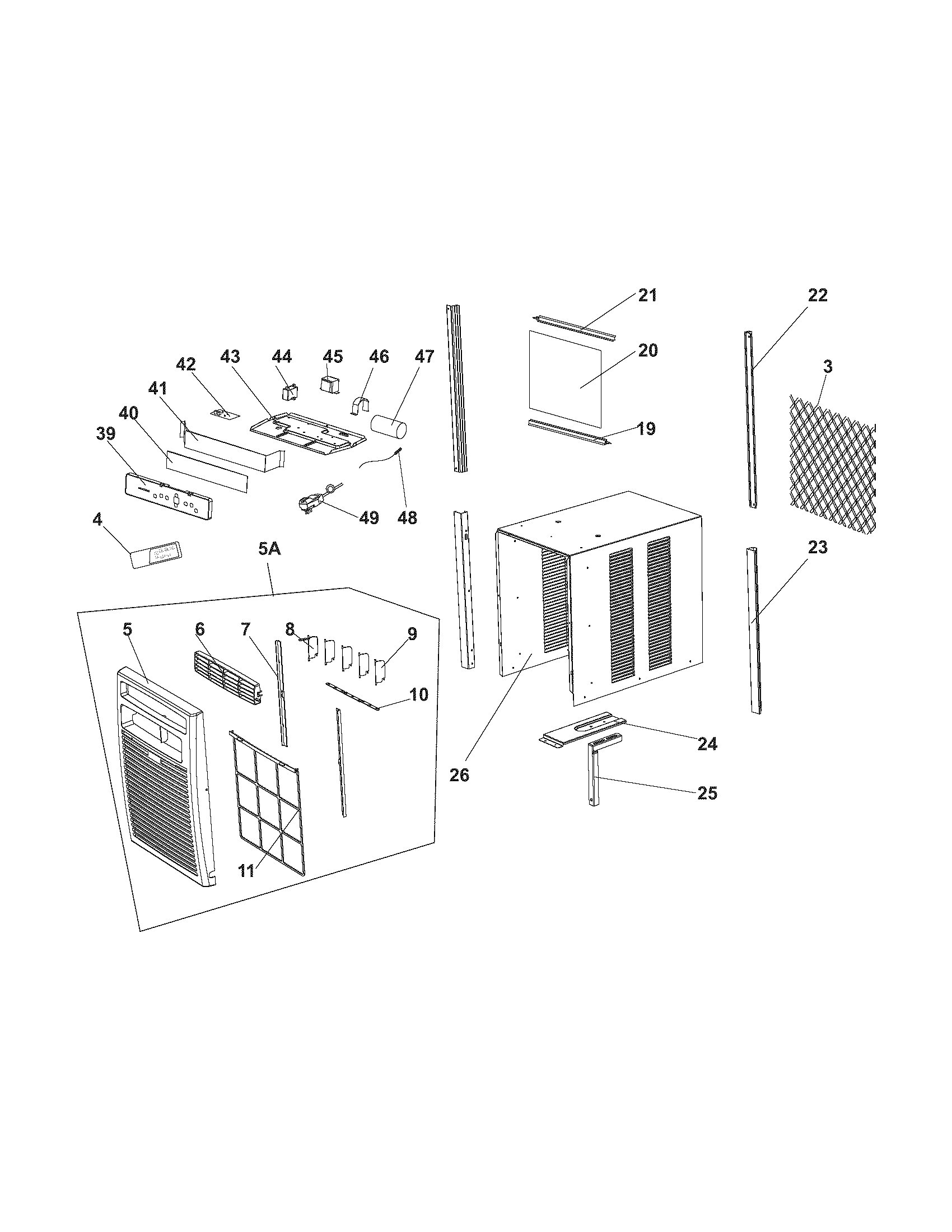 Cabinet/front/controls