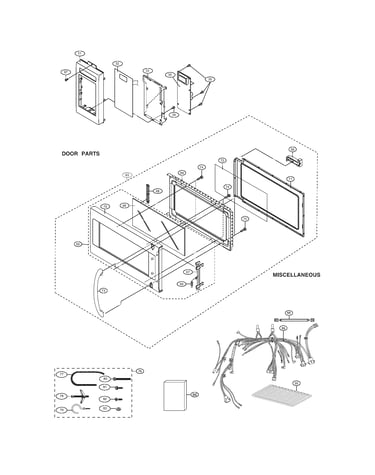 Control panel/door