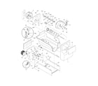 Frigidaire FRS26LF7DSN ice container diagram