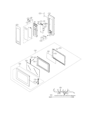 Control panel/door
