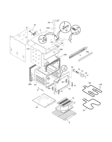 Upper oven