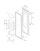 Refrigerator door