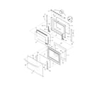 Frigidaire FEB27S5DBB door diagram