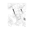 Crosley BEQ1442CES0 cabinet/drum diagram