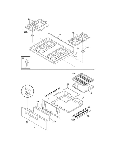 Top/drawer