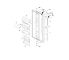 Kenmore 25344362501 refrigerator door diagram