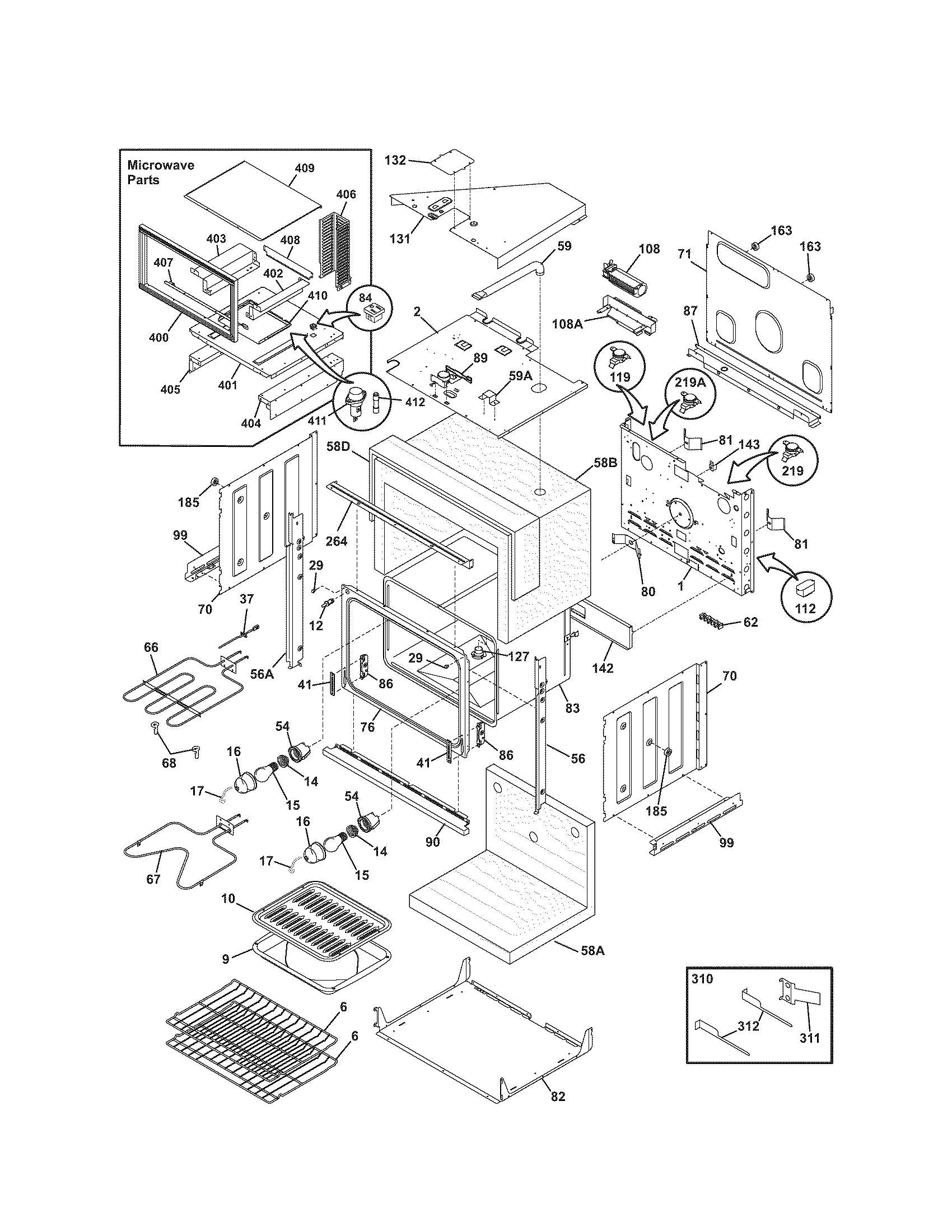 Lower oven