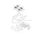 Kenmore 79094113405 top/drawer diagram