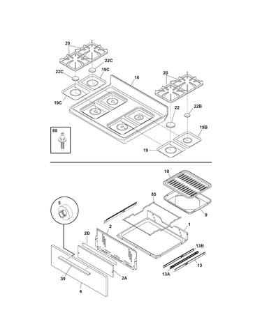 Top/drawer