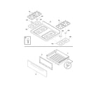 Kenmore 79078582405 top/drawer diagram