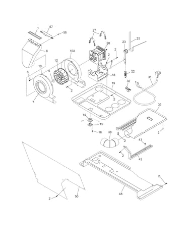Motor/blower/belt
