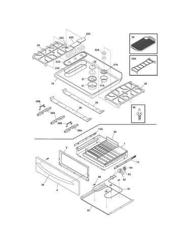 Top/drawer
