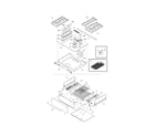 Kenmore Elite 79036713500 top/drawer diagram
