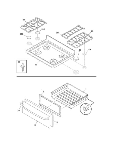 Top/drawer