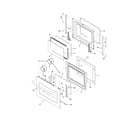 Frigidaire PLES399ECB door diagram