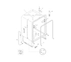 Frigidaire GLD2250RDS2 tub diagram