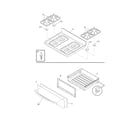 Frigidaire FGF366EMB top/drawer diagram