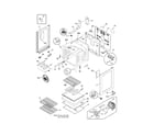 Frigidaire FEFB89ECC body diagram